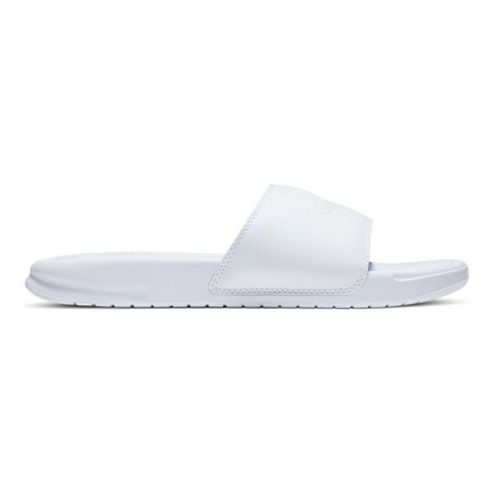 💚🤍 Nike White Benassi JDI Women's Slide Sandals 11 & 10 - Picture 2 of 4
